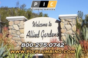 Plumbers in Allied Gardens California