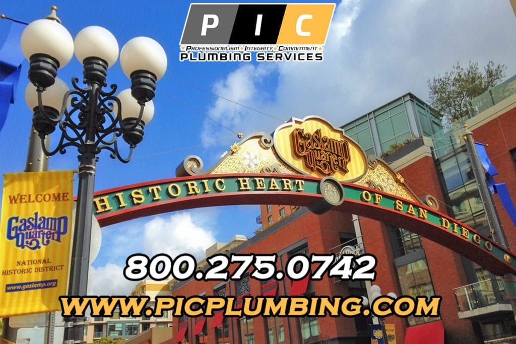 Plumbers in Gaslamp Quarter San Diego California