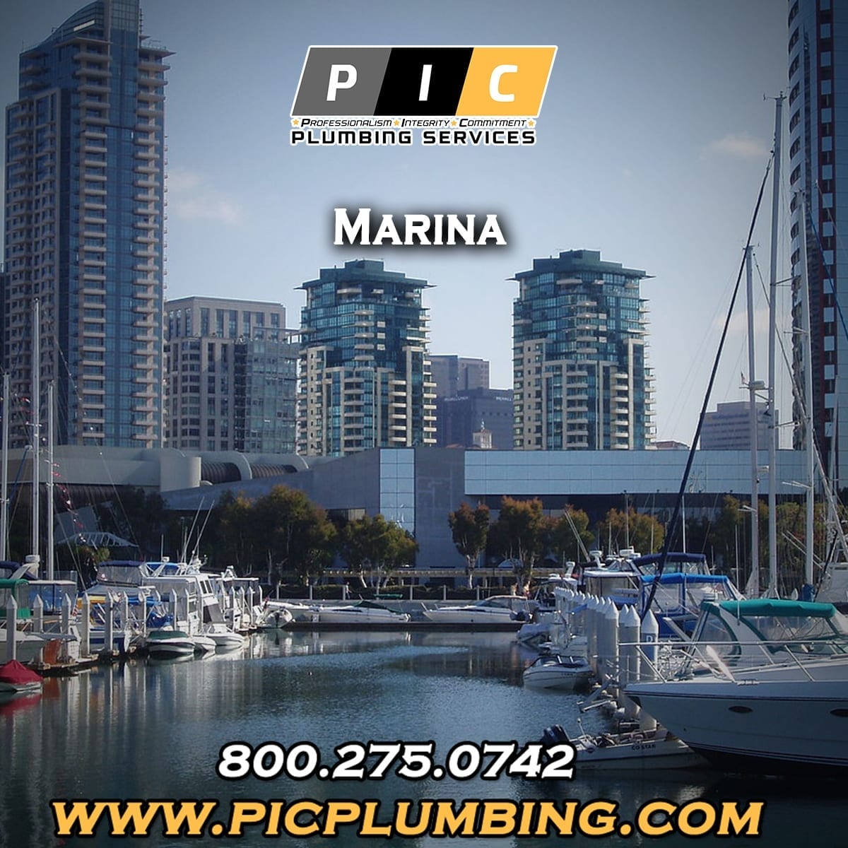 Marina San Diego Plumber, Plumbers Marina San Diego PIC Plumbing