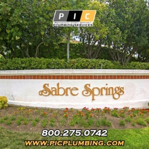 Plumbers in Sabre Springs San Diego California