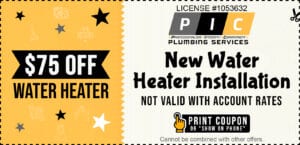PIC Coupon: New Water Heater Installation
